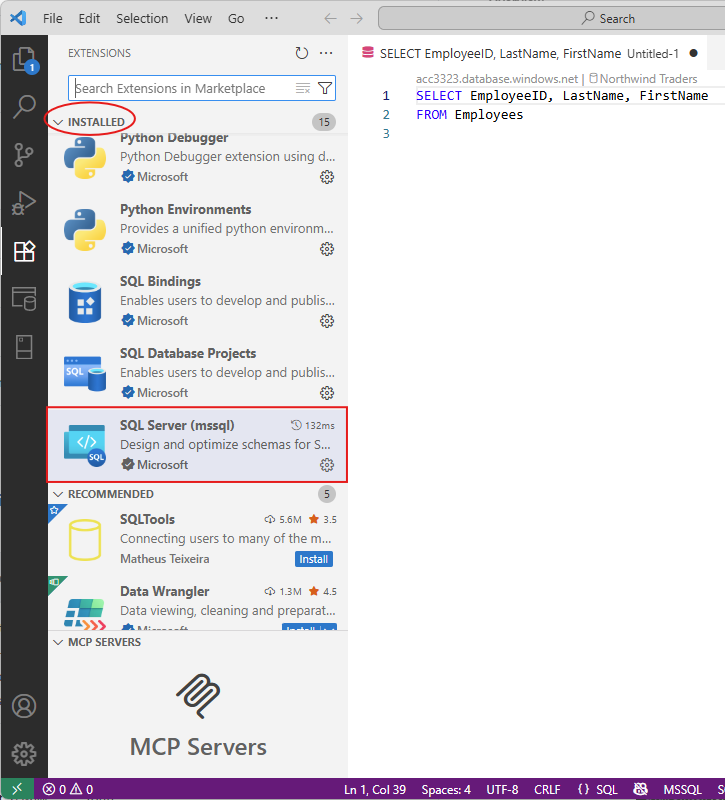 Proof that extension is installed
