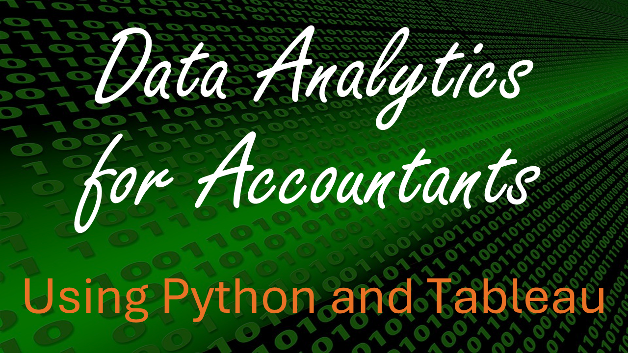 Data Analytics for Accountants - Home